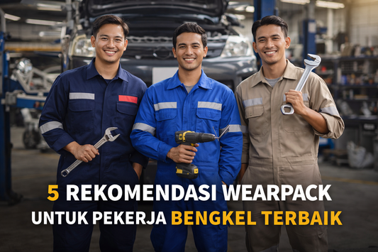 5 Rekomendasi Wearpack untuk Pekerja Bengkel Sesuai Kebutuhan