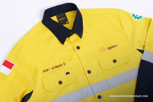 Wearpack Yellow Navy PT Bumi Resources Minerals Tbk