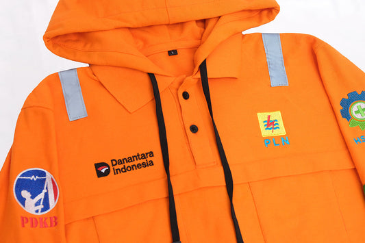 Jaket Safety Hoodie PLN UP3 Bontang