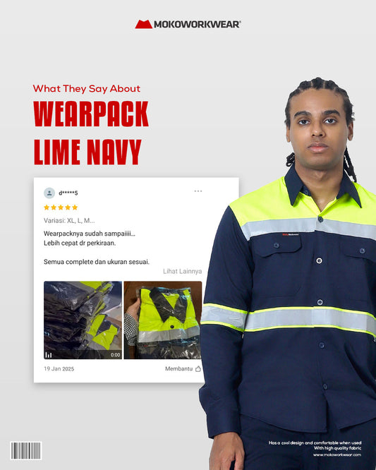 Pengalaman Klien Membeli Wearpack Lime Navy