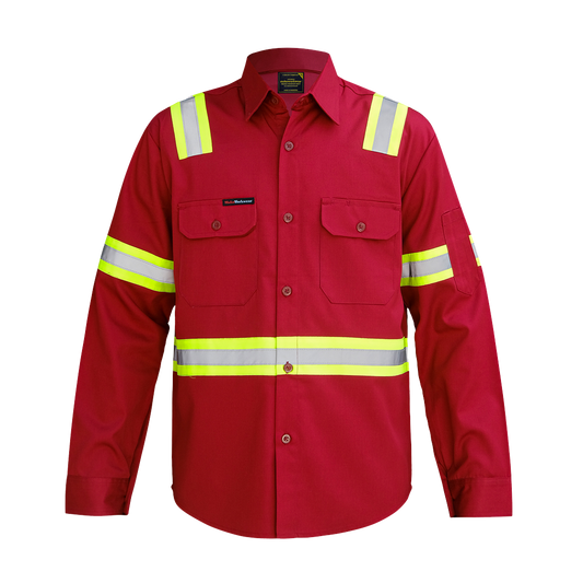 Wearpack Safety Maroon Lime – Perlindungan Maksimal dengan Tampilan Profesional