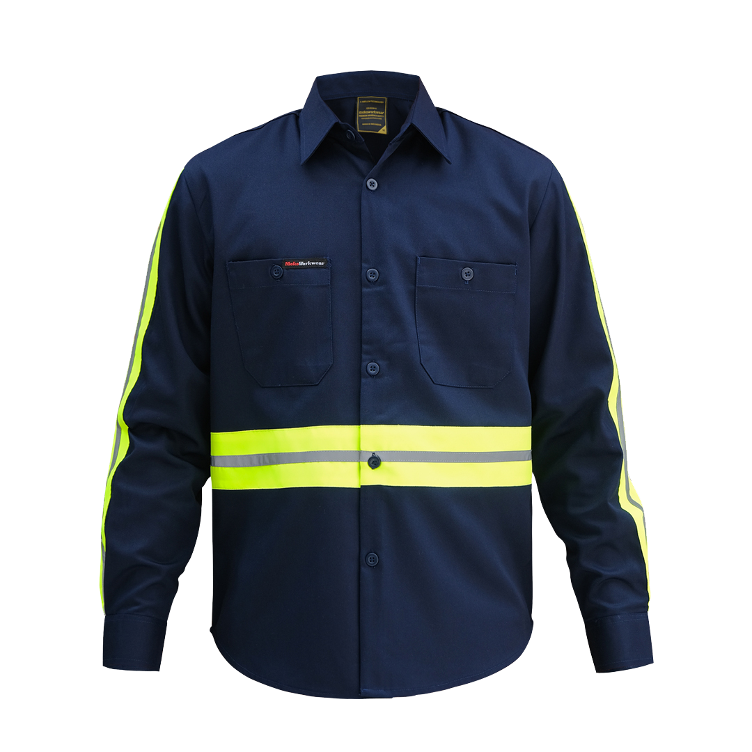 Wearpack Safety Navy – Keselamatan Maksimal dengan Tampilan Profesional