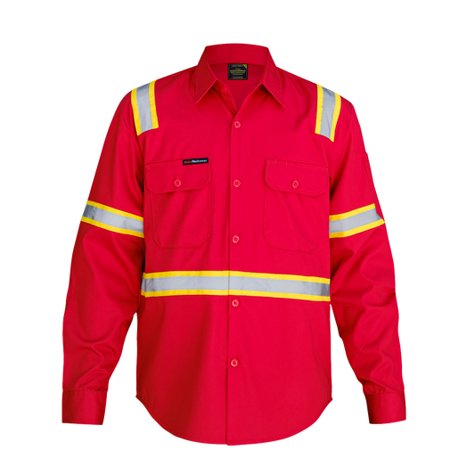 Wearpack Safety Red Yellow – Kombinasi Warna Berani untuk Perlindungan Maksimal