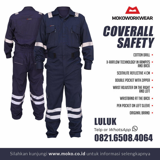 Wearpack Coverall Full Navy: Pilihan Tepat untuk Keamanan dan Kenyamanan Kerja