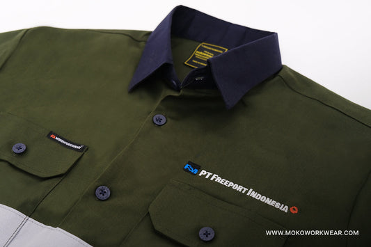Wearpack Safety Navy Army PT Freeport Indonesia
