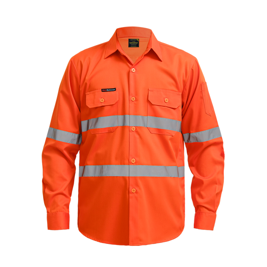 Wearpack Safety Full Orange – Perlindungan Maksimal dengan Tampilan Profesional