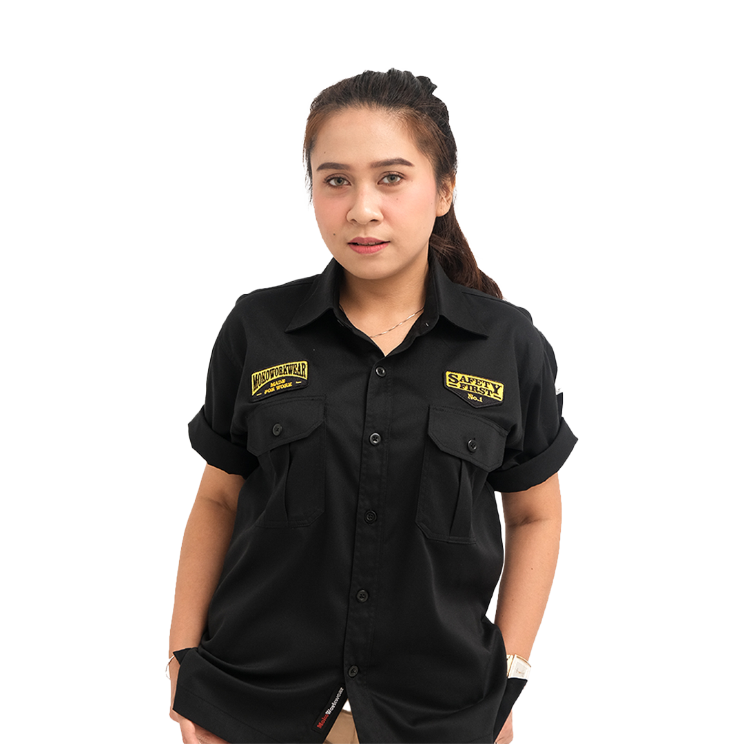 Kemeja Engineer Mokoworkwear: Seragam Kerja Profesional & Tahan Lama