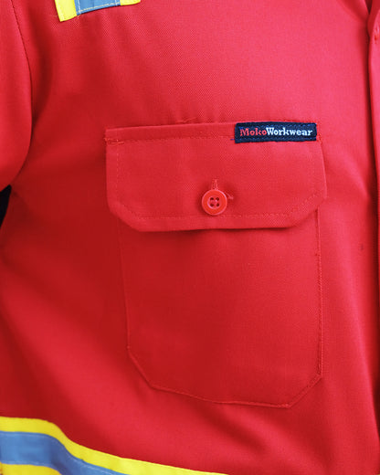 Wearpack Safety Red Yellow Wearpack Mokoworkwear