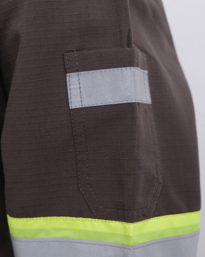 Safety Jacket Charcoal Jacket Mokoworkwear