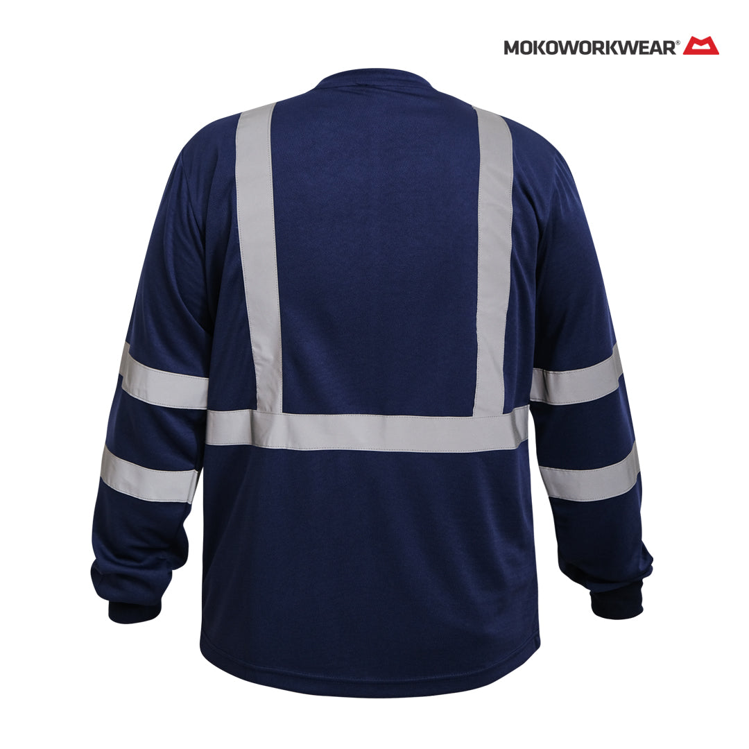 T-Shirt Safety Full Navy