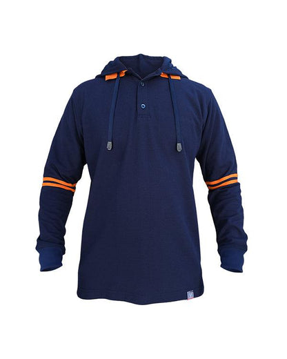 Hoodie Navy Orange Jacket Mokoworkwear