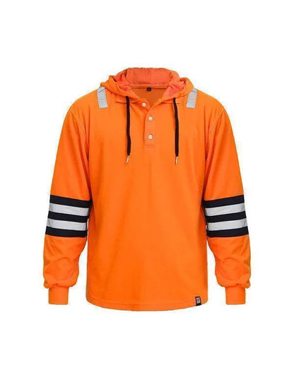 Safety Hoodie Orange Mokoworkwear