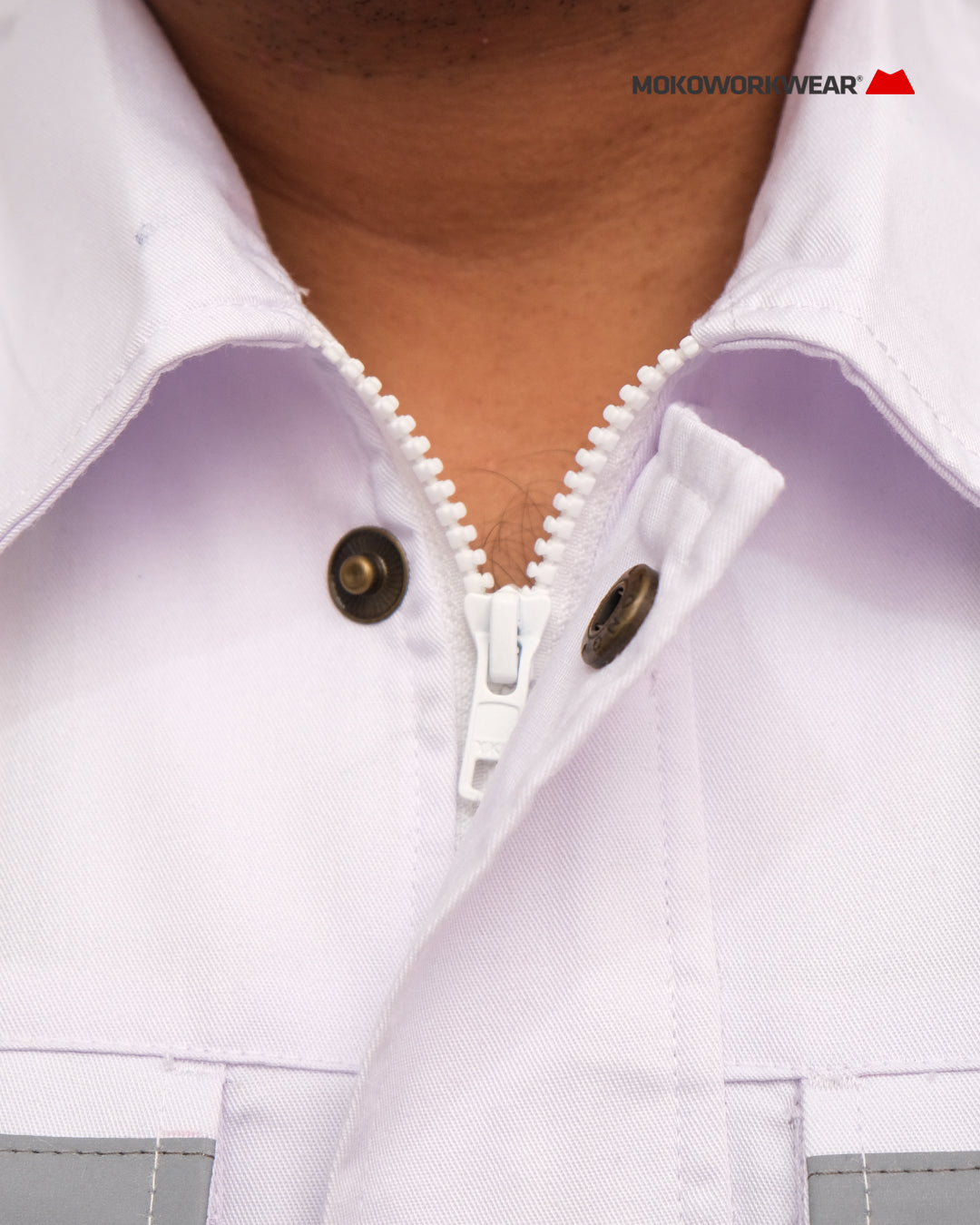 White Safety Jacket
