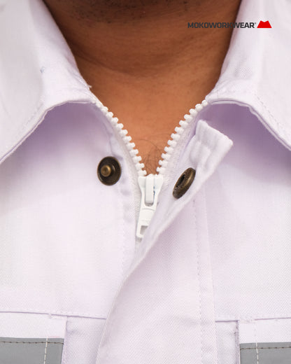 White Safety Jacket
