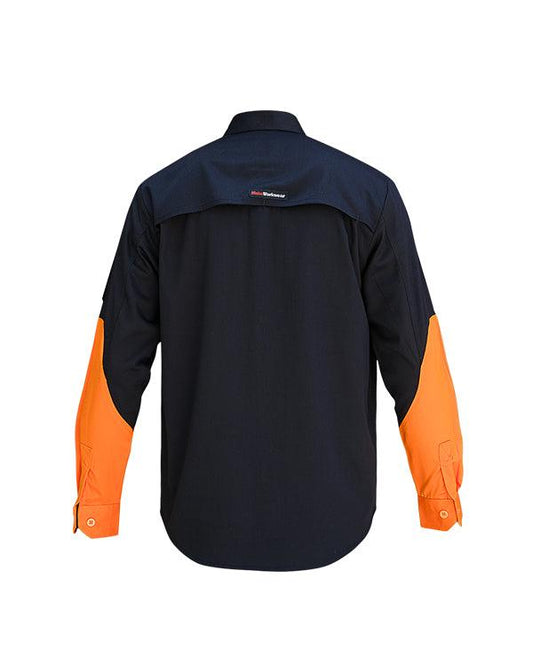 Shirt Orange Black