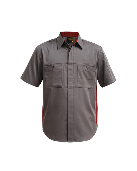 Shirt Charcoal Maroon