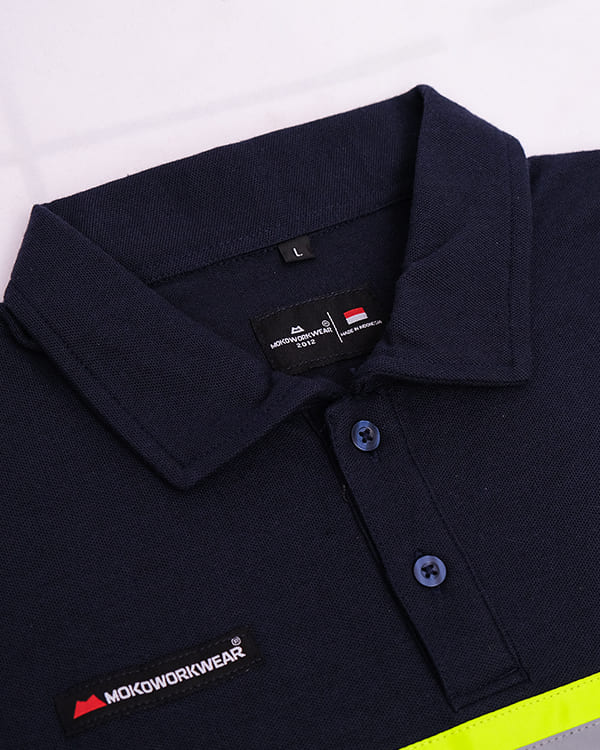Polo Shirt Safety Navy
