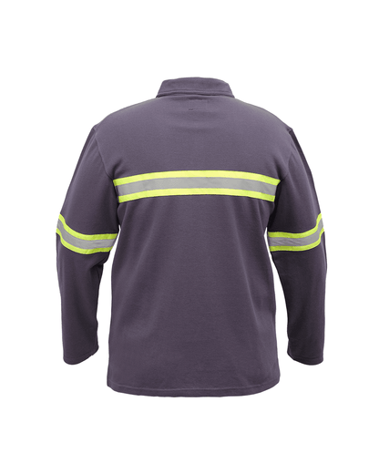 Polo Shirt Safety Abu-Abu