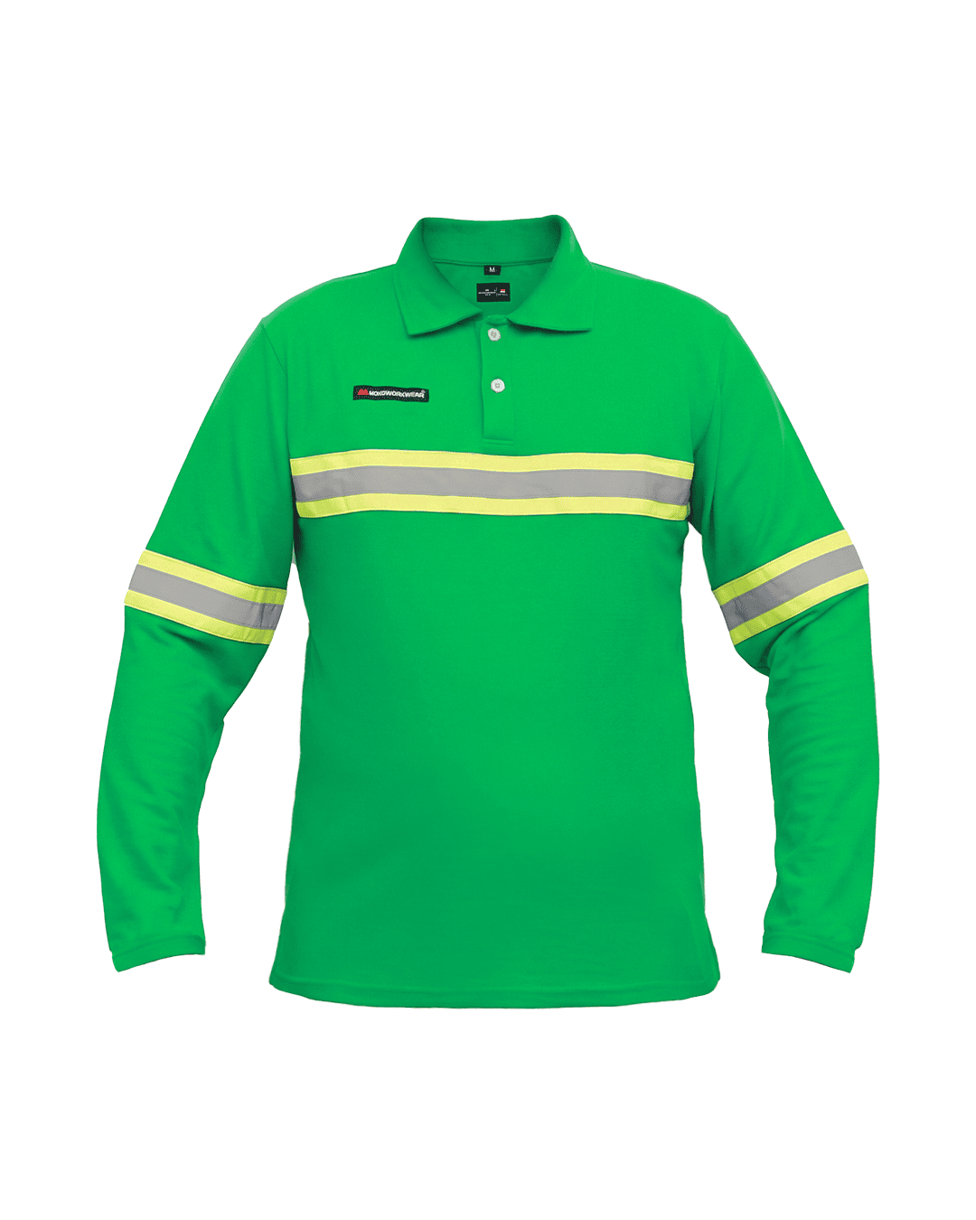 Polo Shirt Safety Hijau