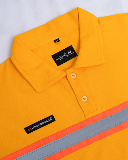Polo Shirt Safety Kuning