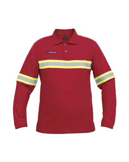 Polo Shirt Safety Maroon