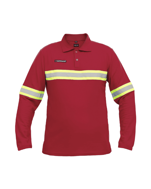Polo Shirt Safety Maroon