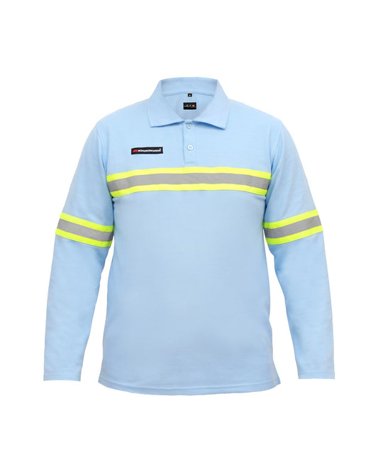 Light Blue Safety Polo Shirt