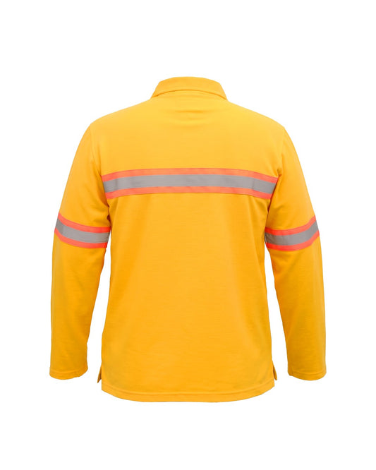 Polo Shirt Safety Kuning