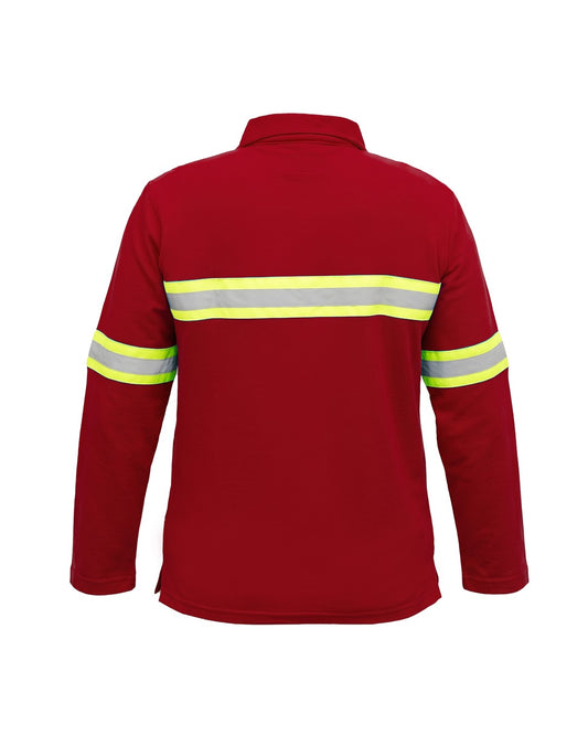 Polo Shirt Safety Maroon