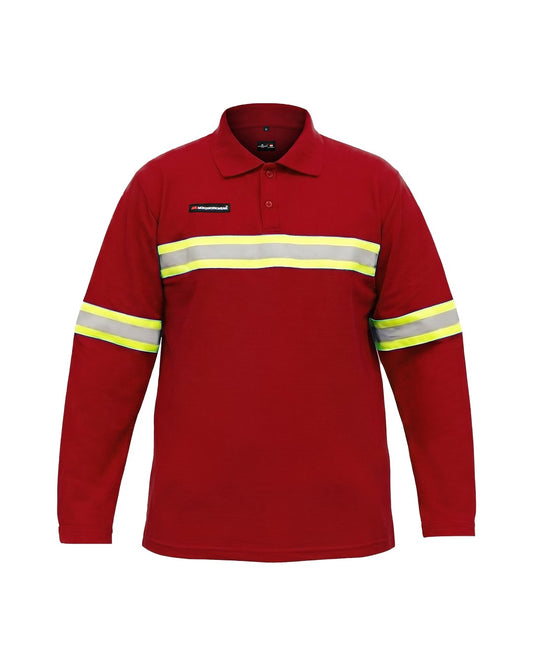 Maroon Safety Polo Shirt