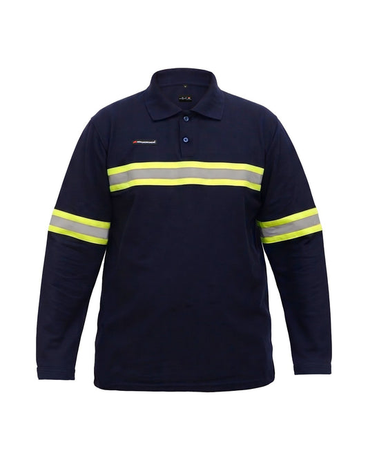 Safety Navy Polo Shirt