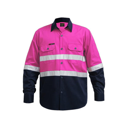 Wearpack Safety Pink Navy - Mokoworkwear