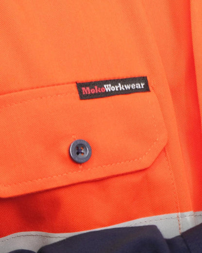 Wearpack Safety Orange Navy - Mokoworkwear