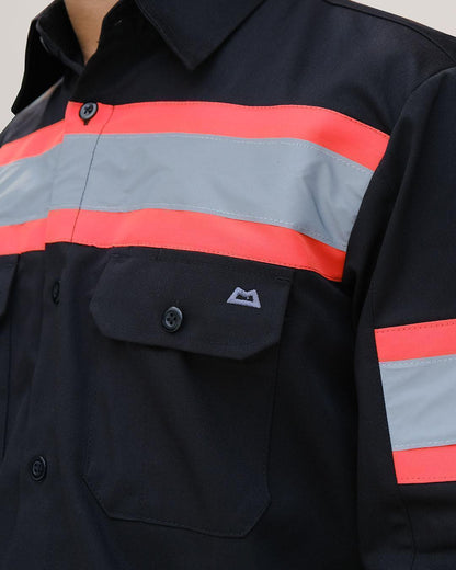 Wearpack Safety Black Orange - Mokoworkwear