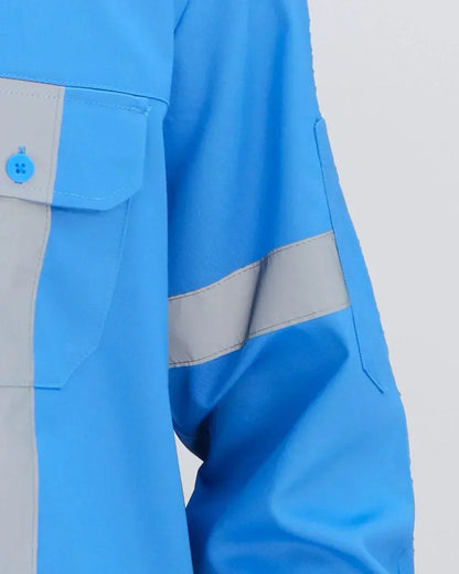 Wearpack Safety Light Blue Black Wearpack Mokoworkwear