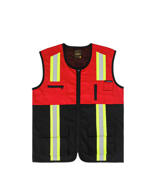 Vest Red Black