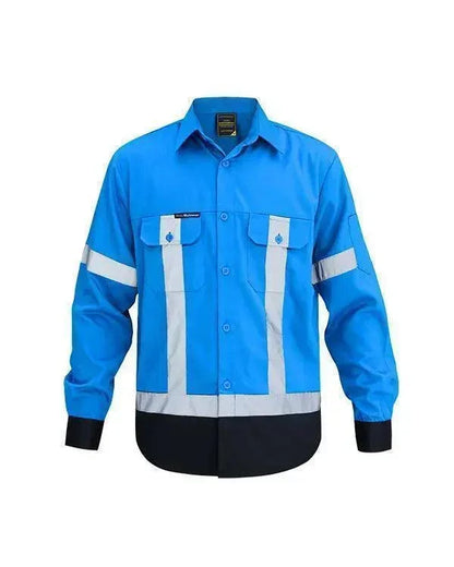 Wearpack Safety Light Blue Black Wearpack Mokoworkwear