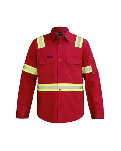 Wearpack Safety Maroon Lime Wearpack Mokoworkwear