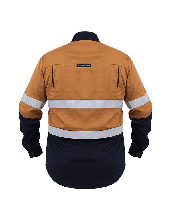 Wearpack Safety Brown Navy - Mokoworkwear