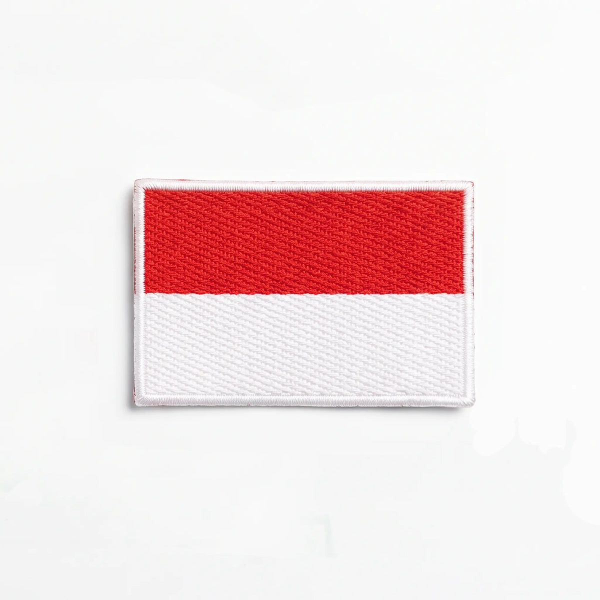 Indonesian Flag Patch Rectangle