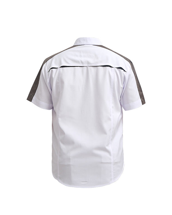 Shirt White Gray