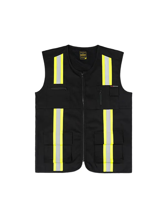 Vest Black List Lime