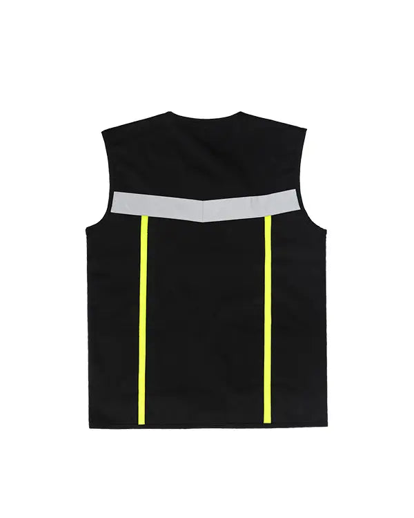 Vest Black List Lime